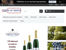 Tablet Screenshot of eiffelmarkets.com